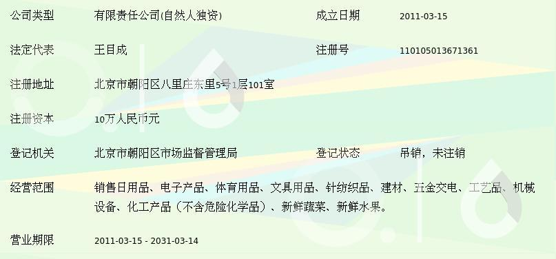 北京目幕成嘉商贸