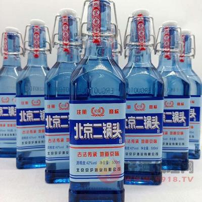 出口方瓶北京二锅头光瓶白酒500ml 从北京商贸到世界餐桌的清香之旅